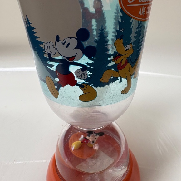 Disney Mickey orange Plastic Adventures Drinking Cup with Lid - Picture 4 of 11